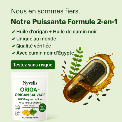Nyvelis™OREGA– Détox, défense, énergie.